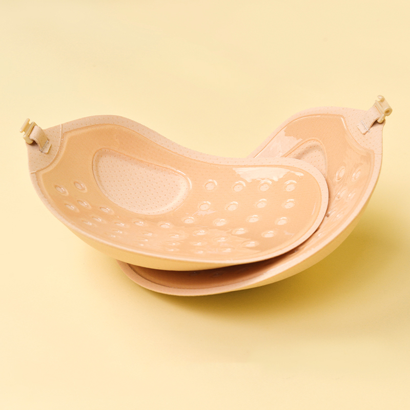 Lightweight & Seamless Thin Fabric Adhesive Bra for Sensitive Skin