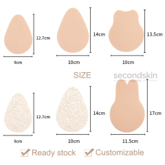 Fabric Lifting Pasties Different Shape Push-up Nipple Covers