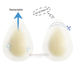 Silicone Adhesive Lifting Pasties Water-drop Shaped Nipple Covers