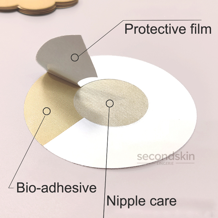 Fabric Nipple Covers for Large Areolae Self-adhesive Lifting Pasties