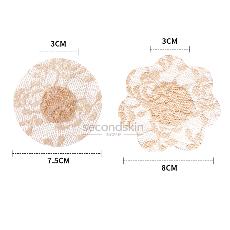 Lane Nipple Pasties For Sheer Fabrics Round & Flower Shaped Nipple Cover