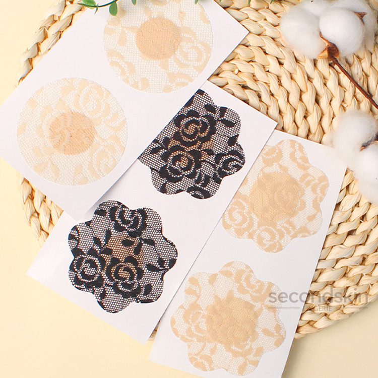 Lane Nipple Pasties For Sheer Fabrics Round & Flower Shaped Nipple Cover