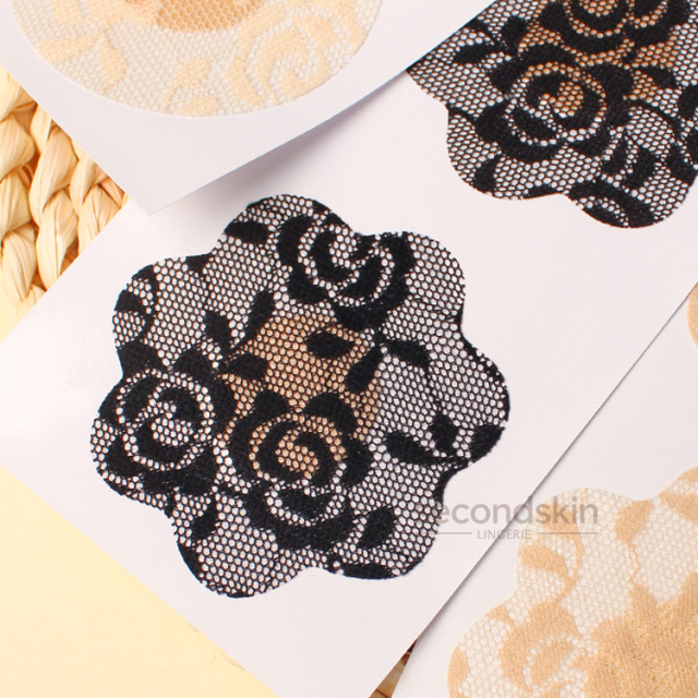 Lane Nipple Pasties For Sheer Fabrics Round & Flower Shaped Nipple Cover