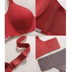 Supportive & Comfortable W-shaped Push-up Jelly Gel Support One-piece Bra