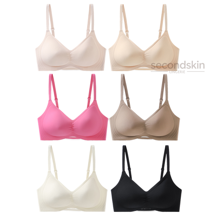 Seamless& Lightly Lined Jelly Gel Support One-piece Bra for Small Bust