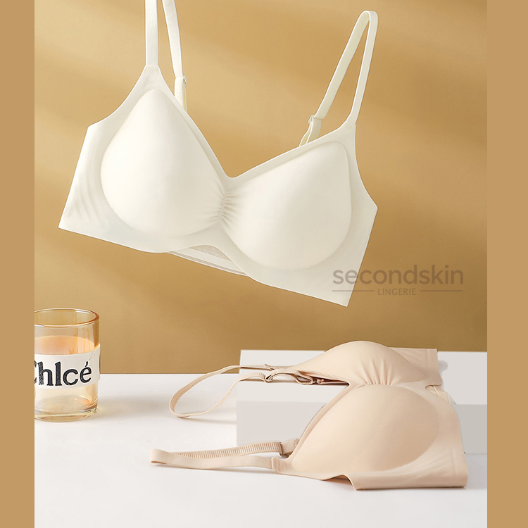 Seamless& Lightly Lined Jelly Gel Support One-piece Bra for Small Bust
