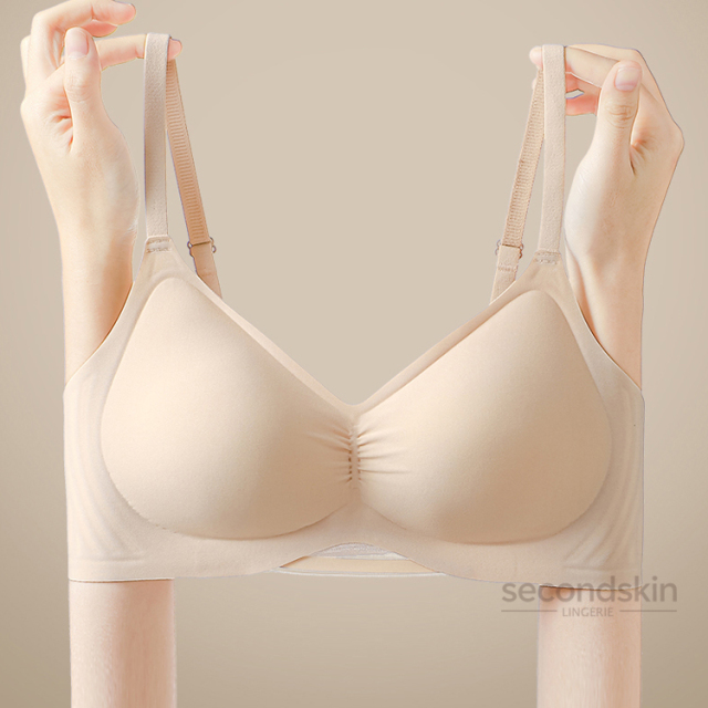 Seamless& Lightly Lined Jelly Gel Support One-piece Bra for Small Bust