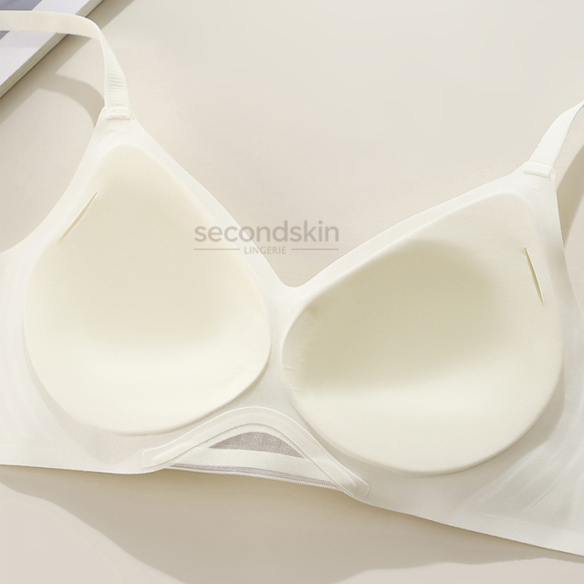 Seamless& Lightly Lined Jelly Gel Support One-piece Bra for Small Bust