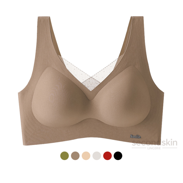 Hot selling U-plunge Bra for Large bust Jelly Gel Support One-piece T-shirt Bra