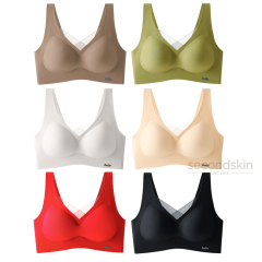 Hot selling U-plunge Bra for Large bust Jelly Gel Support One-piece T-shirt Bra