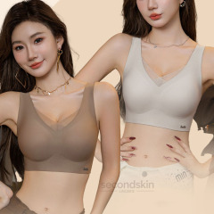 Hot selling U-plunge Bra for Large bust Jelly Gel Support One-piece T-shirt Bra
