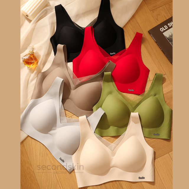 Hot selling U-plunge Bra for Large bust Jelly Gel Support One-piece T-shirt Bra
