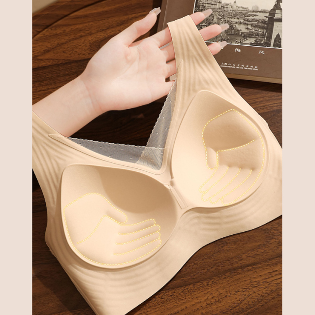 Hot selling U-plunge Bra for Large bust Jelly Gel Support One-piece T-shirt Bra