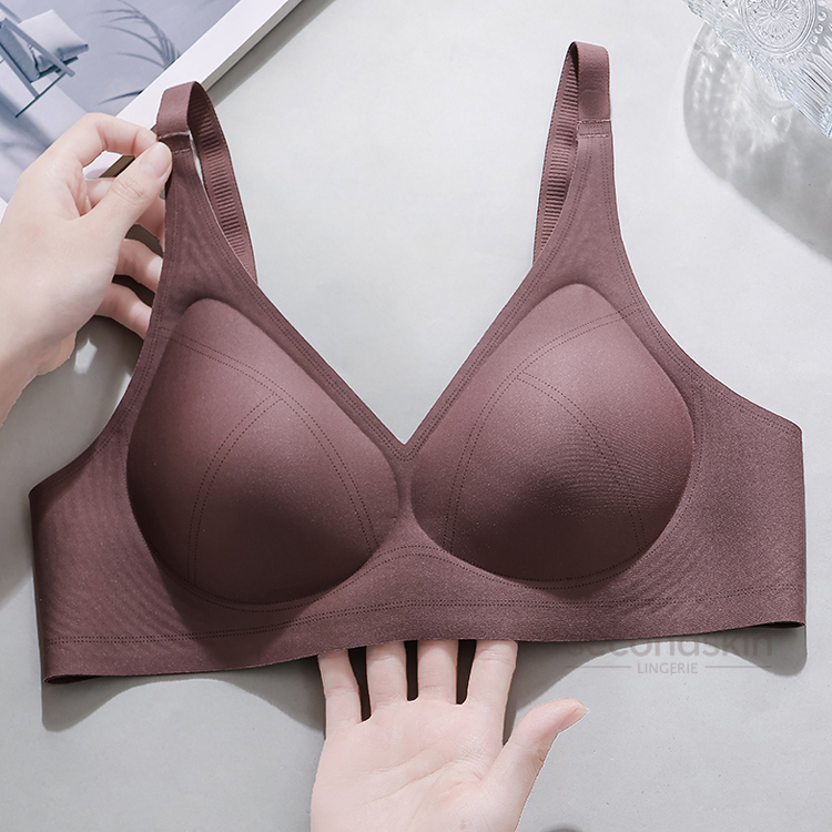 Most Popular Deep V-plunge Bra Jelly Gel Support One-piece Bra