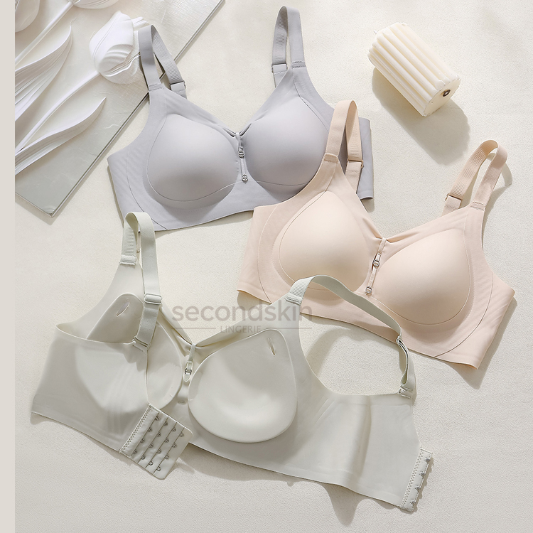 Ultra-thin Full Coverage Jelly Gel Support One-piece Bra