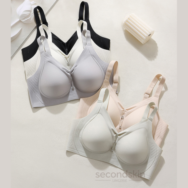 Ultra-thin Full Coverage Jelly Gel Support One-piece Bra