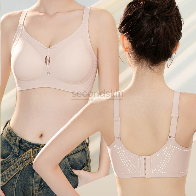 Ultra-thin Full Coverage Jelly Gel Support One-piece Bra