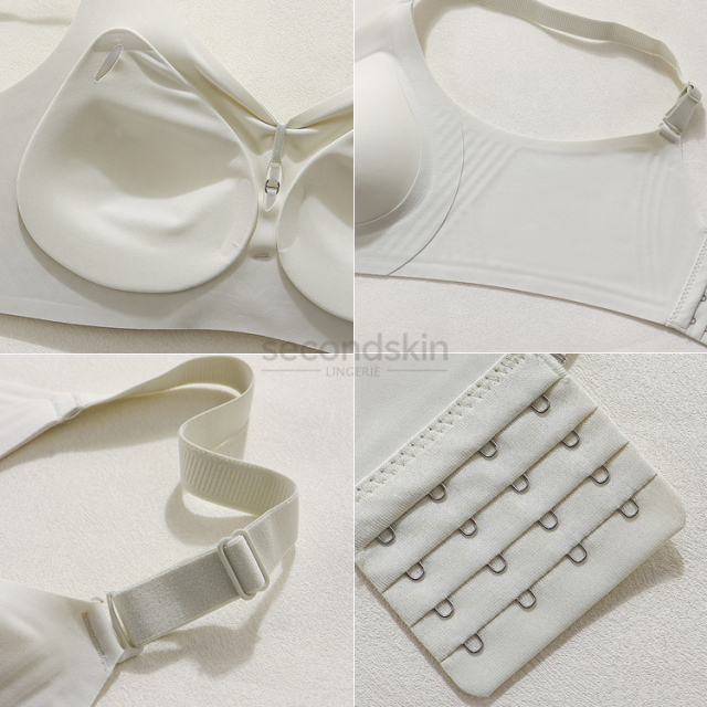 Ultra-thin Full Coverage Jelly Gel Support One-piece Bra