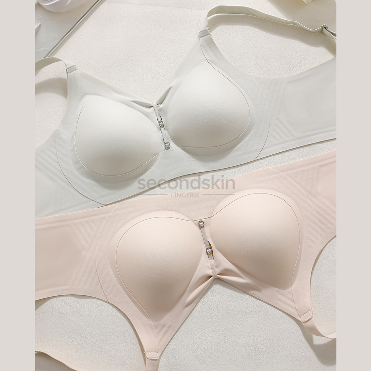 Ultra-thin Full Coverage Jelly Gel Support One-piece Bra