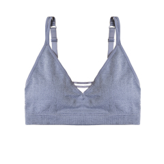Seamless Light Support Bra Set Wire-free Low Impact Sport Bra Set