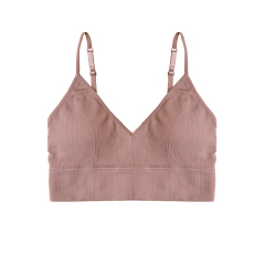 Seamless Light Support Bra Set Wire-free Low Impact Sport Bra Set