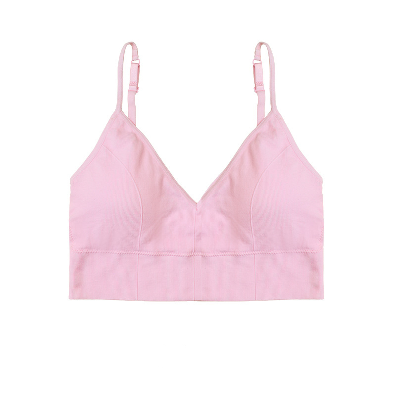 Seamless Light Support Bra Set Wire-free Low Impact Sport Bra Set