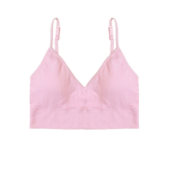 Seamless Light Support Bra Set Wire-free Low Impact Sport Bra Set