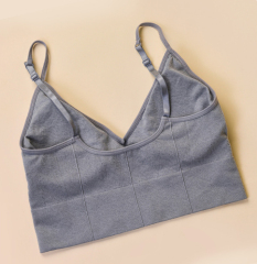 Seamless Light Support Bra Set Wire-free Low Impact Sport Bra Set