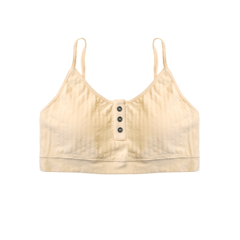 Fashionable Strappy Back Sports Bra Adjustable Straps Active Bra