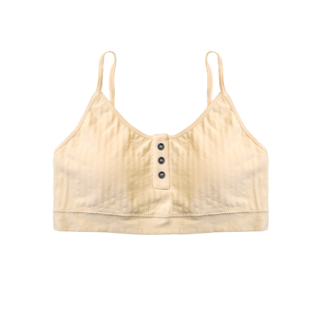 Fashionable Strappy Back Sports Bra Adjustable Straps Active Bra
