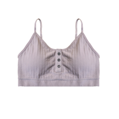 Fashionable Strappy Back Sports Bra Adjustable Straps Active Bra