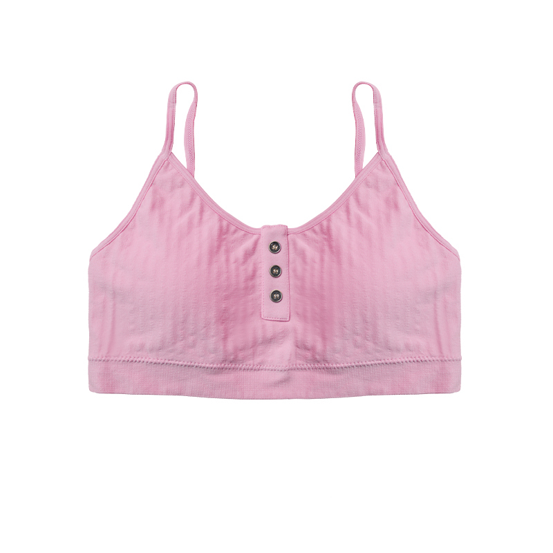 Fashionable Strappy Back Sports Bra Adjustable Straps Active Bra