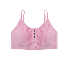 Fashionable Strappy Back Sports Bra Adjustable Straps Active Bra