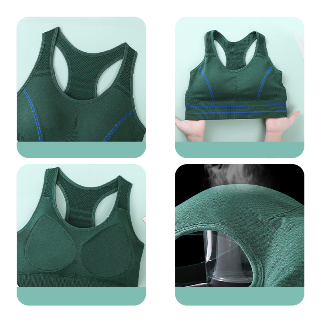 Moisture Wicking Sport Bra T-shirt Design Active Bra