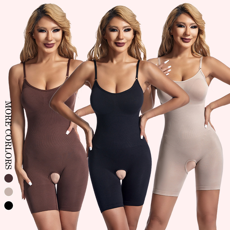 Invisible Shapewear under Clothes Adjustable Straps Backless U-neckline Bodysuit