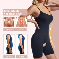 Invisible Shapewear under Clothes Adjustable Straps Backless U-neckline Bodysuit
