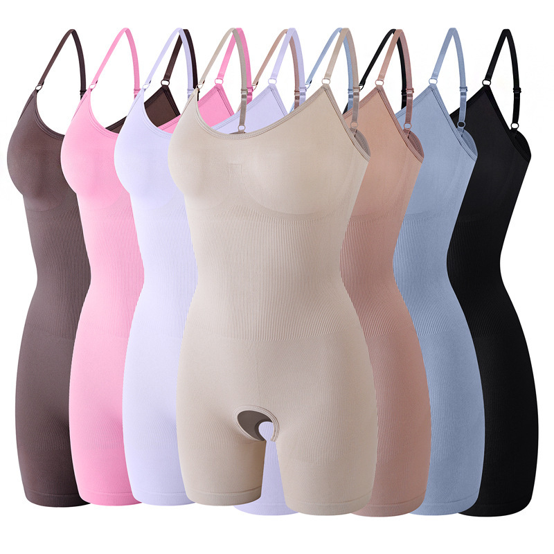 Invisible Shapewear under Clothes Adjustable Straps Backless U-neckline Bodysuit