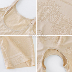 High Performance Deep V-plunge Neckline Shapewear Full Body Slimmer Bodysuit