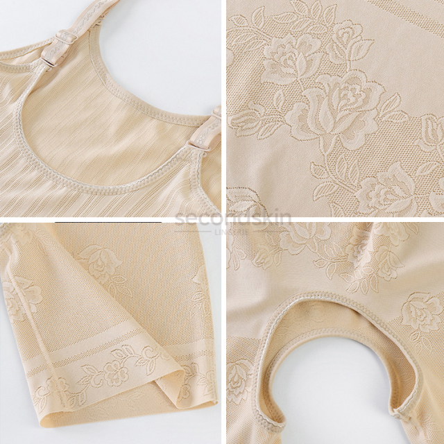 High Performance Deep V-plunge Neckline Shapewear Full Body Slimmer Bodysuit