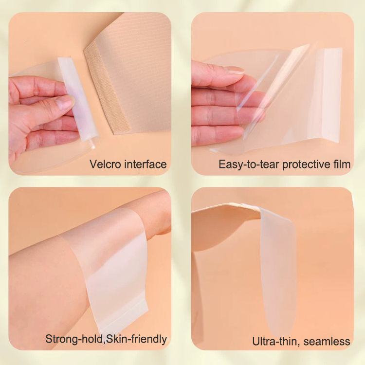 Transparent Adhesive Side Wings for Strapless Nude Bra