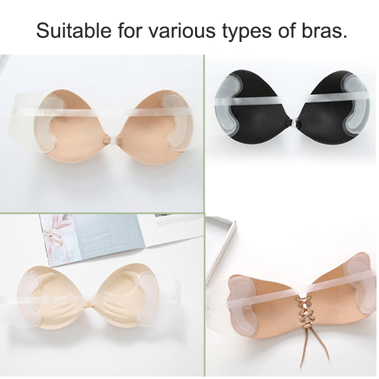 Transparent Adhesive Side Wings for Inflatable Seamless Bra
