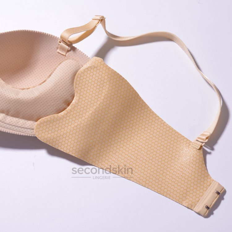 Honeycomb Non-Slip Silicone Detachable Side Wings for Inflatable Seamless Bra