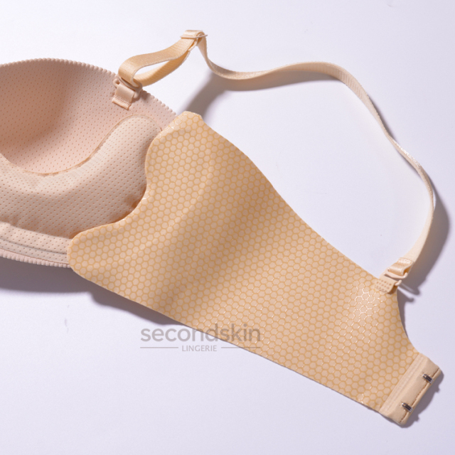 Honeycomb Non-Slip Silicone Detachable Side Wings for Inflatable Seamless Bra