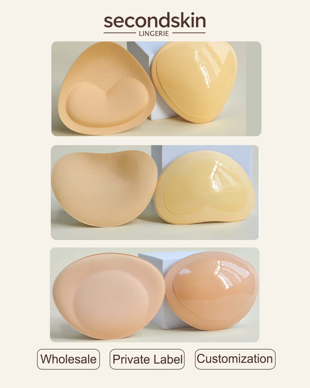 Invisible Self-Adhesive Bra Pads Push-Up Chest Pads