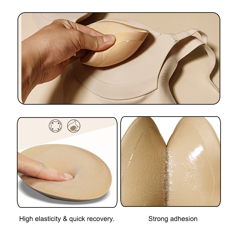 Invisible Ultra Thick Self-Adhesive Bra Pads Push-Up Chest Pads