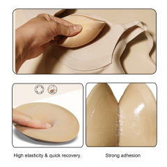 Invisible Ultra Thick Self-Adhesive Bra Pads Push-Up Chest Pads