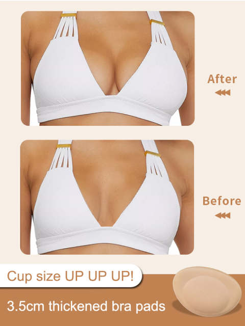 Invisible Ultra Thick Self-Adhesive Bra Pads Push-Up Chest Pads