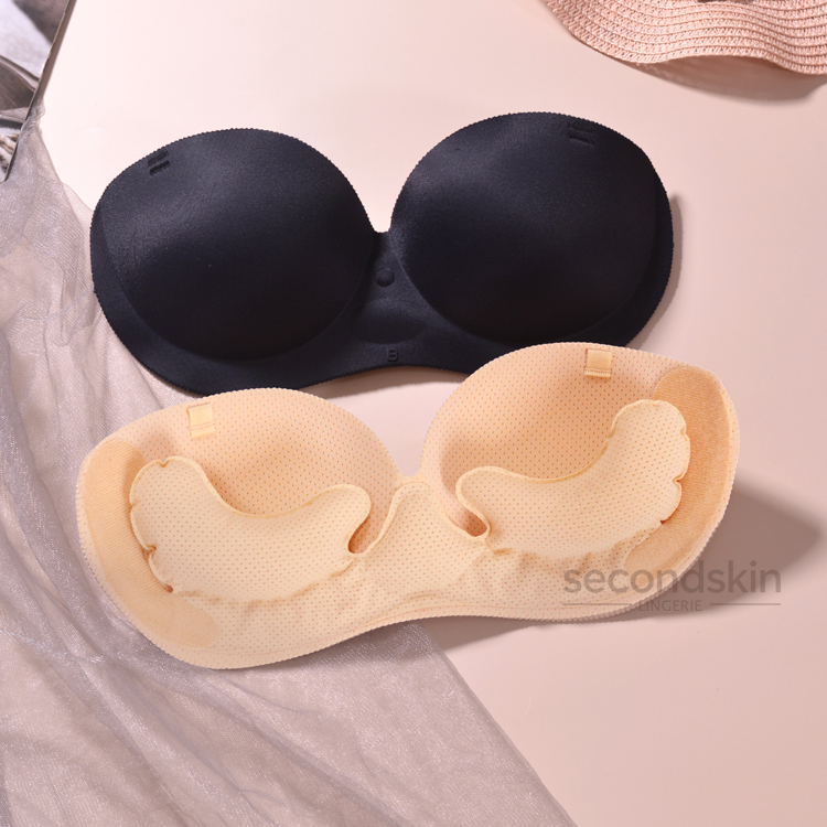 Inflatable Seamless Bra with Lightweight Air Padding