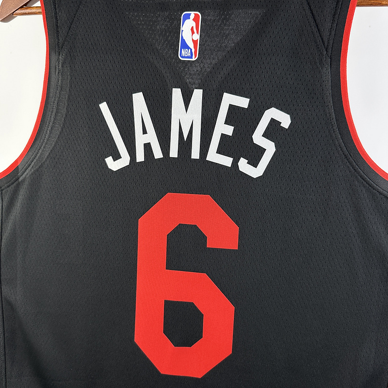 2024 NBA Miami Heat 6 JAMES Basketball Jersey