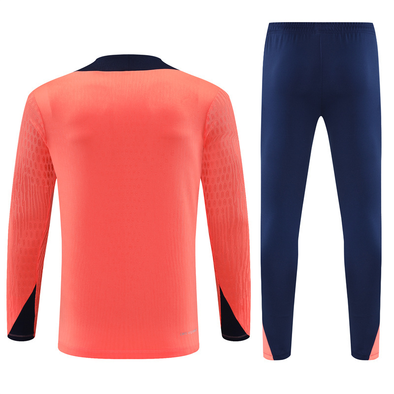 2024-25 Barcelona Half-Pull Training Suit Jersey Set